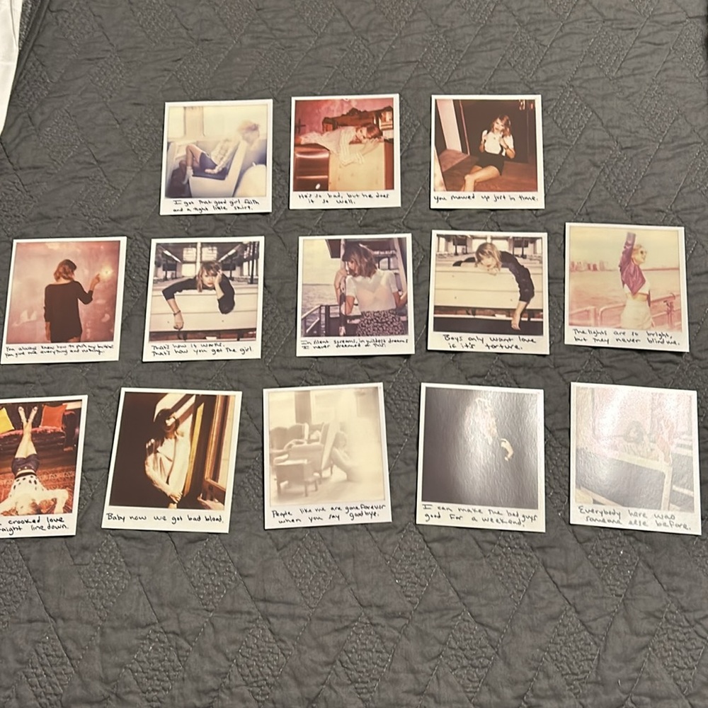 Original 1989 Taylor Swift Polaroids #27-39